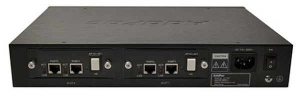 AddPac AP1850-2E1 - цифровой VoIP шлюз 2E1(60CH) & 2x100TX Eth, поддержка ОКС-7 AddPac AP1850-2E1 - цифровой VoIP шлюз 2E1(60CH) & 2x100TX Eth, поддержка ОКС-7