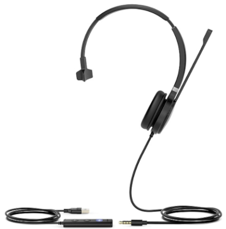 Yealink UH36 Mono UC, USB гарнитура для компьютера Yealink UH36 Mono UC, USB гарнитура для компьютера