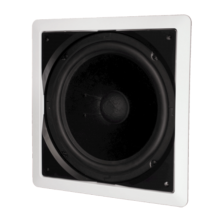 AUDAC CS1000S/W, квадратный встраиваемый сабвуфер AUDAC CS1000S/W, квадратный встраиваемый сабвуфер