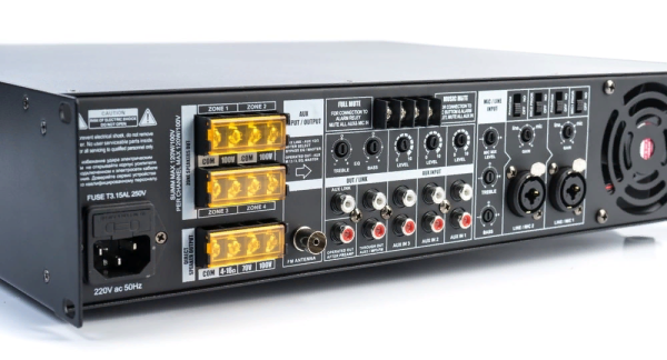 CVGaudio M-123Tmz, микшер-усилитель с встроенным модулем источника сигнала CVGaudio M-123Tmz, микшер-усилитель с встроенным модулем источника сигнала