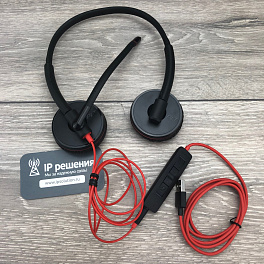 Plantronics BlackWire C3225-A - проводная гарнитура (стерео, jack 3.5/USB-A)