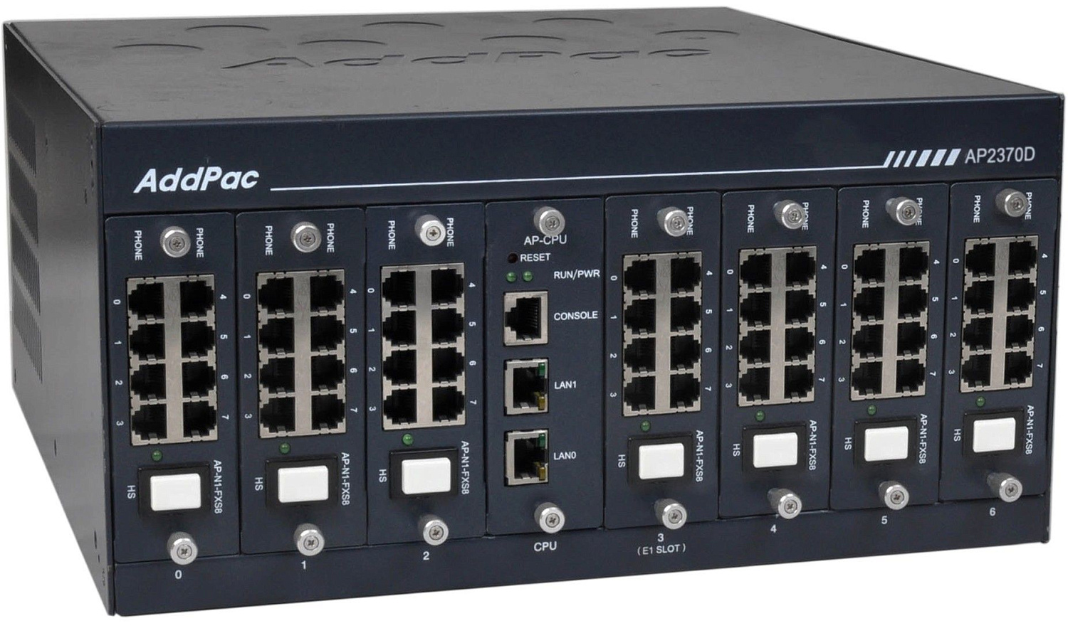 AP2370-56S Шлюз VoIP, 56 FXS, 2x10/100/1000T Eth