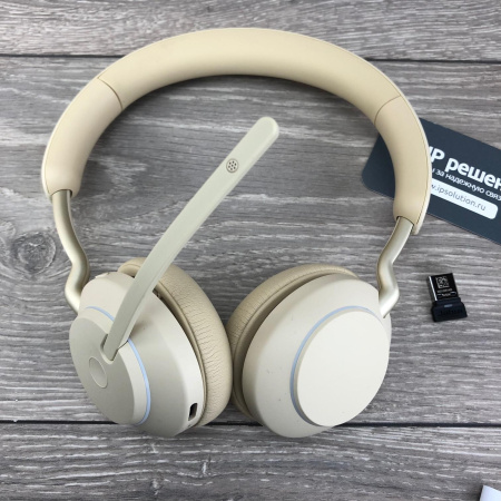 Гарнитура Jabra Evolve2 65, Link380a UC Stereo Beige (26599-989-998) Гарнитура Jabra Evolve2 65, Link380a UC Stereo Beige (26599-989-998)