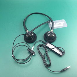 Plantronics EncorePro HW525 USB BNC (PL-HW525-USB), профессиональная USB-гарнитура для работы с ПК