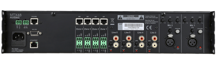 AUDAC MTX48, четырехзонная матричная система