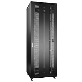 Cabeus, ND-05C-47U80/80-BK, шкаф монтажный телекоммуникационный 19" 47U 800x800x2277mm (ШхГхВ), цвет черный (RAL 9004) 