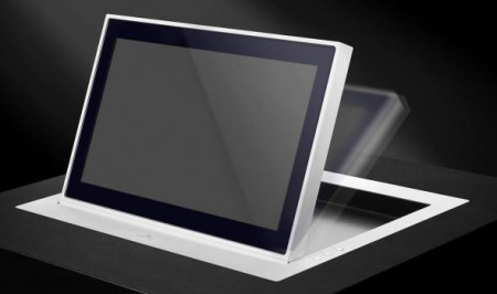 Моторизованный профессиональный 12" Full HD широкоформатный монитор. Электропривод. DVI-I и DVI-D. Подъемная система с электрическим двигателем активируется через встроенные кнопки, внешний контроль GPI или AH-Net протокол (RS422) через CAT 5 кабель Моторизованный профессиональный 12" Full HD широкоформатный монитор. Электропривод. DVI-I и DVI-D. Подъемная система с электрическим двигателем активируется через встроенные кнопки, внешний контроль GPI или AH-Net протокол (RS422) через CAT 5 кабель