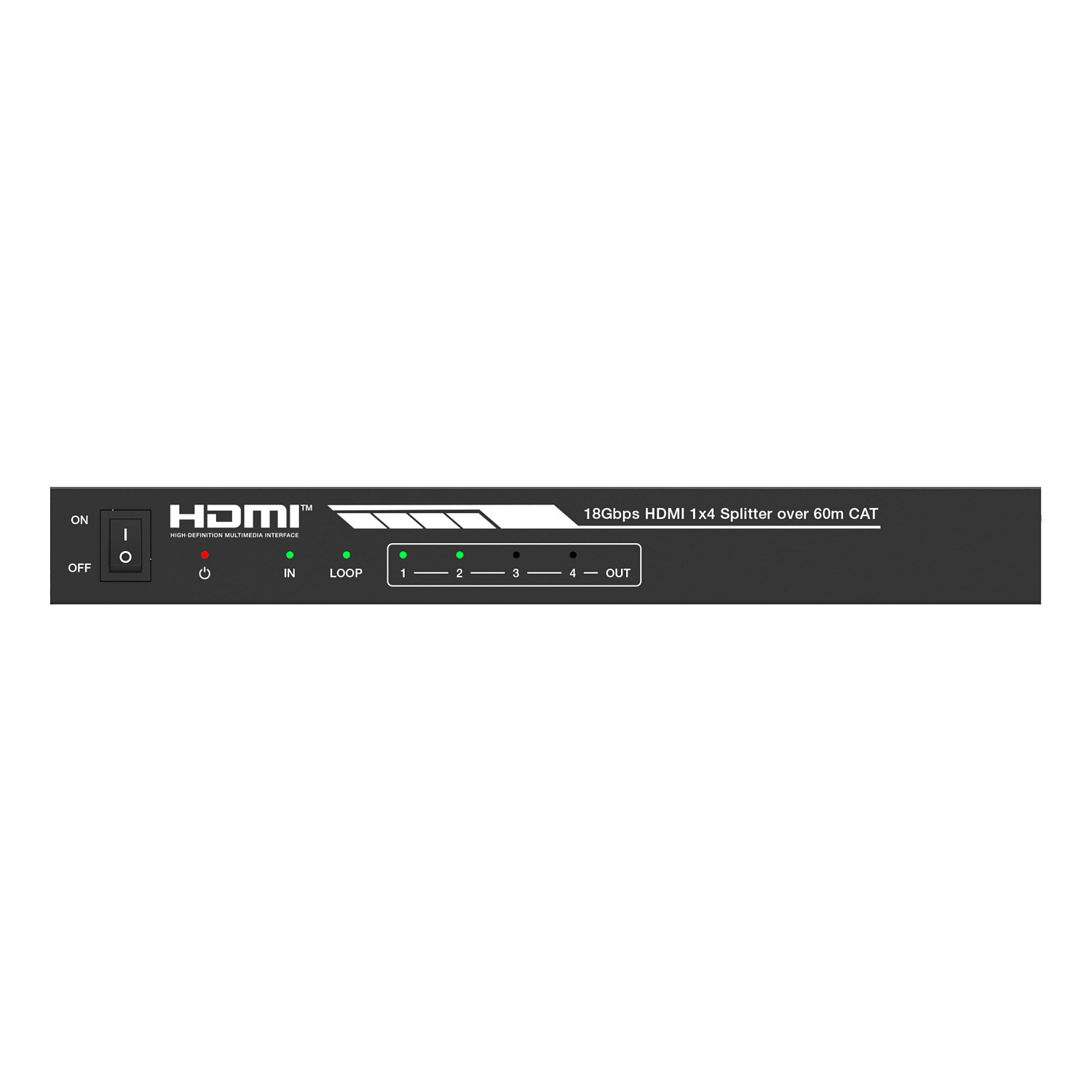 Prestel SP-H2-14T60, HDMI сплиттер 1:4 с поддержкой HDBaseT