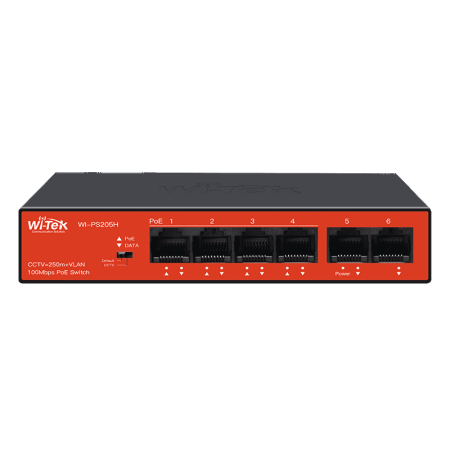 WI-TEK WI-PS205H v3, неуправляемый POE-коммутатор