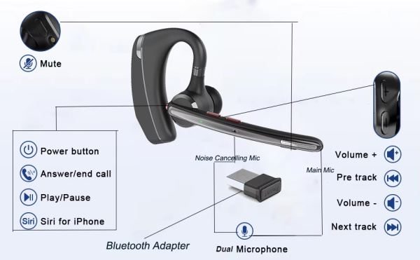 JazzTel Freedom Pro G10, Bluetooth гарнитура