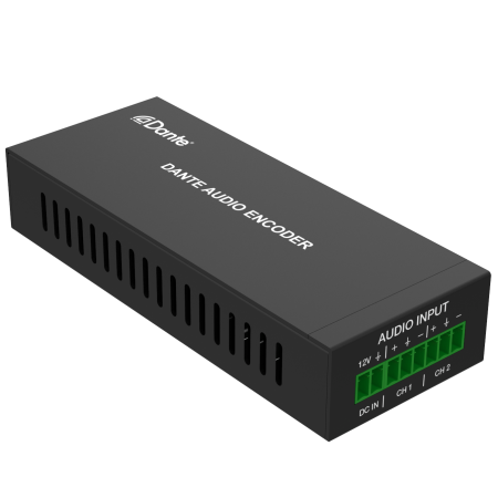 Prestel ADP-2I, аналоговый аудиокодер Dante с PoE