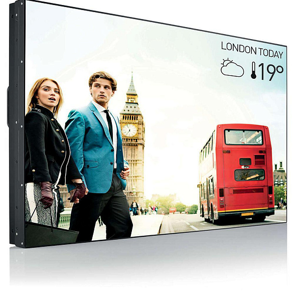 LED панель Philips 47" BDL4777XH/00 (47" 16:9, 1920x1080 FullHD, 800кд/м2, 1400:1, 178град, 12мс, LED подсветка по всей площади экрана, ультратонкий (4,9мм) шов, слот OPS)