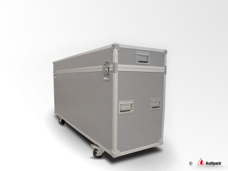 Кейс для хранения и транспортировки кабины Silent 9300, стола и системы вентиляции. На колесах, загрузка сверху Кейс для хранения и транспортировки кабины Silent 9300, стола и системы вентиляции. На колесах, загрузка сверху