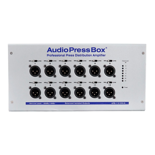 AudioPressBox APB-112 OW-D, настенный активный блок вывода звука