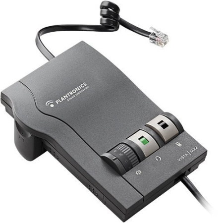 Plantronics M22, адаптер телефонной гарнитуры Plantronics M22, адаптер телефонной гарнитуры