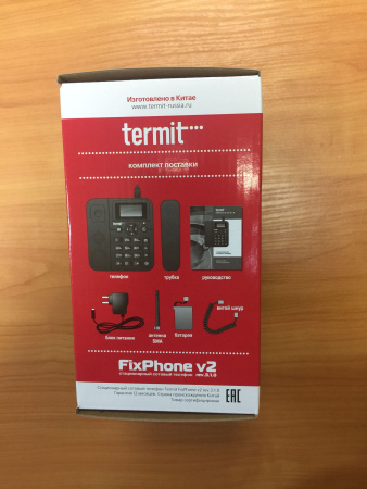Termit FixPhone v2 rev3, стационарный GSM телефон 