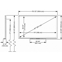 Интерактивная доска SMART Board серии 800