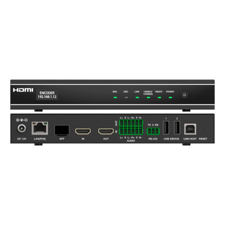 Prestel IPN-KVM4KTR, трансивер KVM по IP HDMI 2.0b
