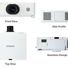 Трехчиповый 3LCD-проектор 7000 лм (без объектива), WUXGA 1920 x 1200, 16:10, одна лампа, 10000:1. HDBaseT, 2xHDMI, Display port, портретная ориентация. Вес 11,1кг. Белого цвета