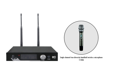 ITC T-530A, приёмник + ручной микрофон