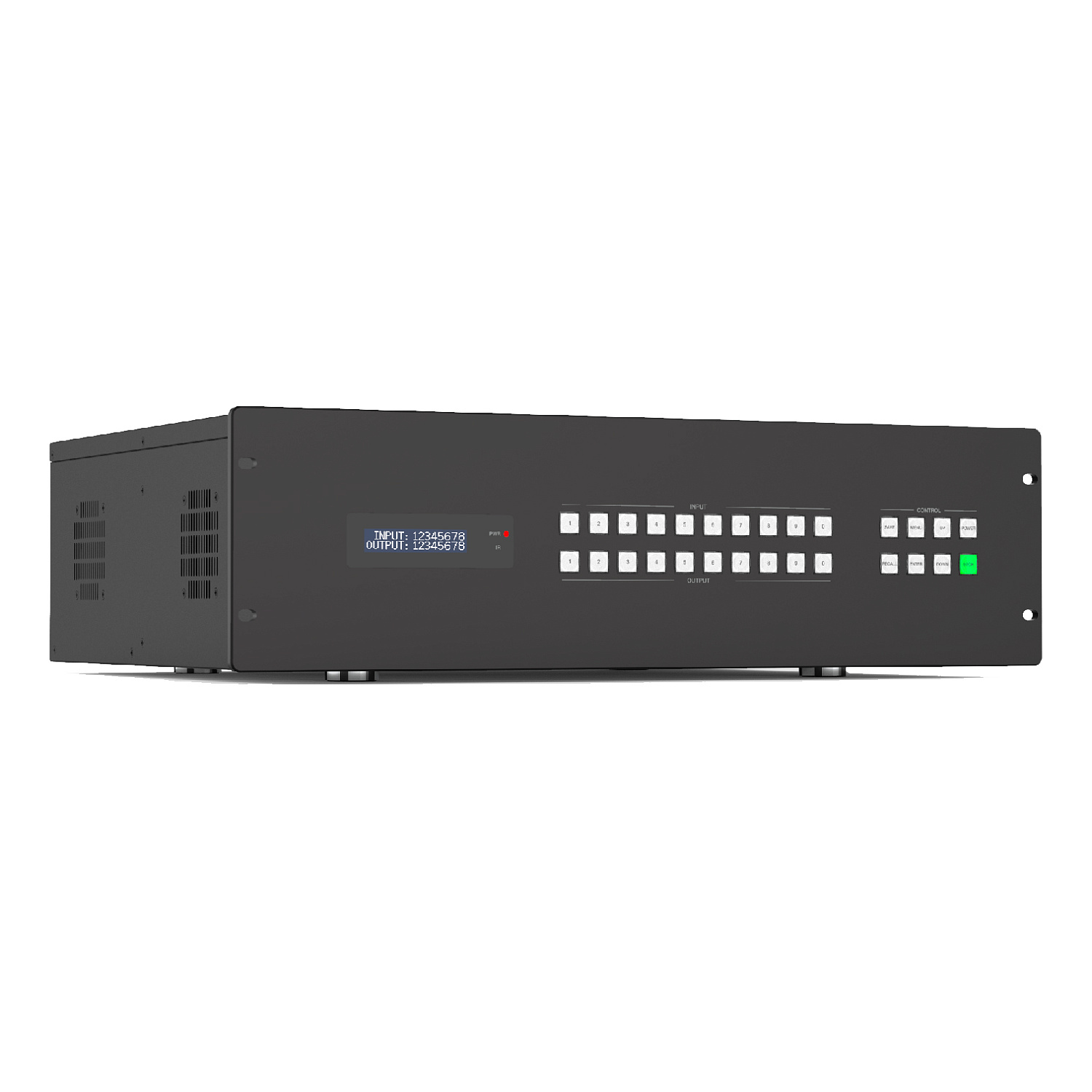 Prestel SSM-1616DCVW, шасси матричного коммутатора 16х16