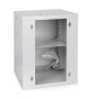 Cabeus, WSC-8Um, шкаф телекоммуникационный настенный 10" 8U 326x300x405mm (ШхГхВ) дверь металл