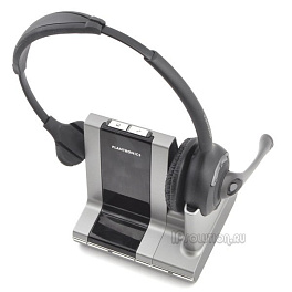 Plantronics Savi Office WO300 Over-the-head (Monaural), беспроводная гарнитура