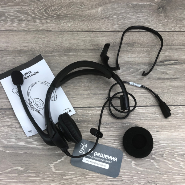 BlueParrott VR12 Headset, проводная гарнитура с высоким шумоподавлением BlueParrott VR12 Headset, проводная гарнитура с высоким шумоподавлением