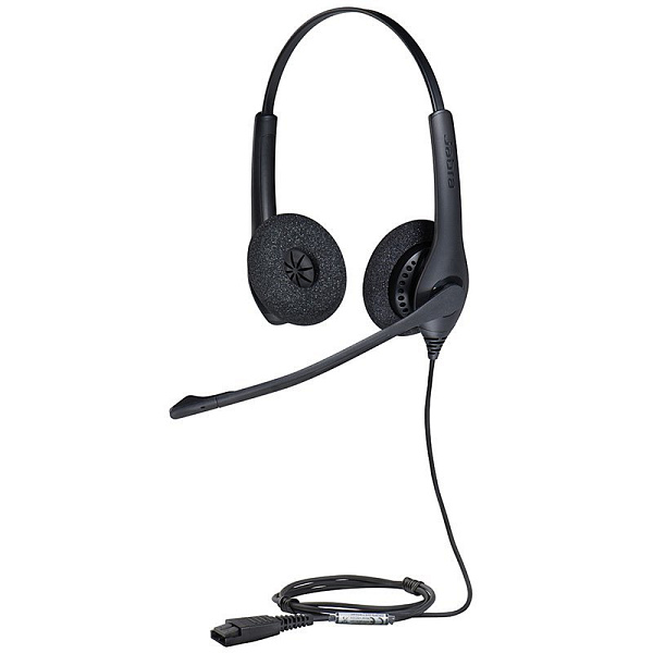 Jabra BIZ 1500 Duo QD (1519-0154), телефонная гарнитура для колл-центра