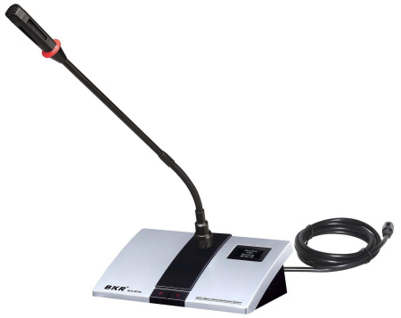 BKR BLS-3513C Silver, микрофонный пульт председателя