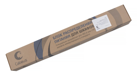 Cabeus, PDU-13P-F-2EU, блок евророзеток для 19" шкафов, 13 розеток, фильтр, 16 A, без выключателя, шнур 2м, алюминиевый корпус, немецкий стандарт Cabeus, PDU-13P-F-2EU, блок евророзеток для 19" шкафов, 13 розеток, фильтр, 16 A, без выключателя, шнур 2м, алюминиевый корпус, немецкий стандарт