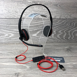 Plantronics BlackWire C3220-A - проводная гарнитура (стерео, USB-A)