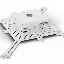 Крепление CHIEF VCTU White универсальное для проектора весом от 22.7 до 68 кг. Независимые микрорегулировки: Осевая +/- 5°, вертикальная +/- 20°, горизонтальная +/- 10°, поворот 360°