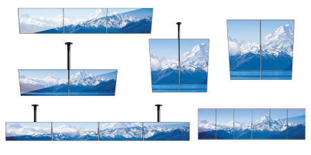 Универсальное настенное / потолочное крепление для систем цифрового меню / электронного табло Универсальное настенное / потолочное крепление для систем цифрового меню / электронного табло