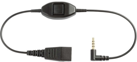 Jabra (8735-019) переходник с разъемами QD на 3.5 мм 