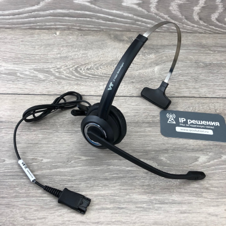 VT VT6200 QD(P)-RJ9(03), проводная моноауральная головная гарнитура  VT VT6200 QD(P)-RJ9(03), проводная моноауральная головная гарнитура