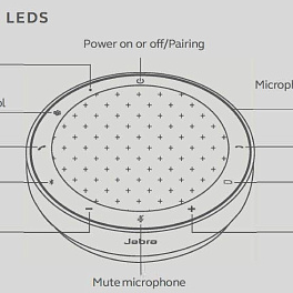Jabra Speak2 75 UC (2775-209), спикерфон (USB, Bluetooth)