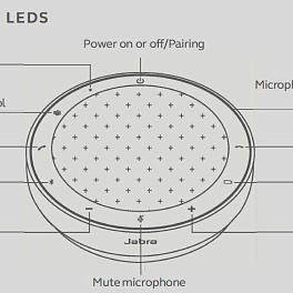 Jabra Speak2 75 UC (2775-209), спикерфон (USB, Bluetooth)