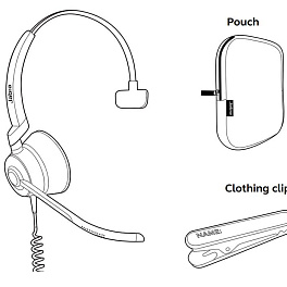 Jabra Engage 50 Mono, проводная компьютерная гарнитура с USB-C