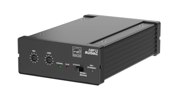 AUDAC AMP22, стереофонический микшер-усилитель AUDAC AMP22, стереофонический микшер-усилитель