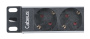 Cabeus, PDU-4P-2EU, блок евророзеток для 10" шкафов, горизонтальный, 4 розетки, 16 A, без выключателя, алюминиевый корпус, шнур 2 м, вилка немецкий стандарт Cabeus, PDU-4P-2EU, блок евророзеток для 10" шкафов, горизонтальный, 4 розетки, 16 A, без выключателя, алюминиевый корпус, шнур 2 м, вилка немецкий стандарт