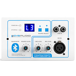 CVGAUDIO WCP-C2M/BT-W, настенный зональный контроллер управления