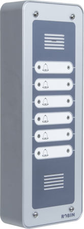 Robin Compact SIP домофон (6 клавиш,  для наружного монтажа)