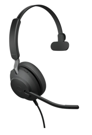 Jabra Evolve2 40 (24089-899-999), проводная гарнитура для компьютера, USB-A, MS Mono