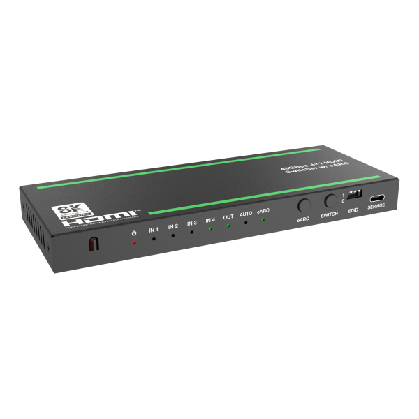 Lideo SW41A2-8K, коммутатор HDMI 4x1