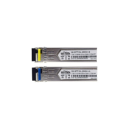 WI-TEK WI-SFP10L-20KM-I, комплект оптических модулей