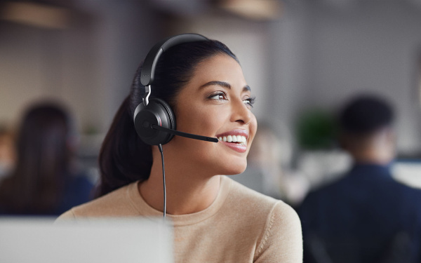 Jabra Evolve2 40 (24089-899-999), проводная гарнитура для компьютера, USB-A, MS Mono