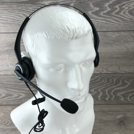 VT VT5000-D QD(P)-RJ9(03), проводная бинауральная головная гарнитура  VT VT5000-D QD(P)-RJ9(03), проводная бинауральная головная гарнитура