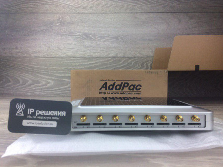 AddPac AP-GS708W - VoIP-GSM шлюз, 8 GSM каналов (8 sim карт), SIP & H.323, смена IMEI, CallBack, SMS