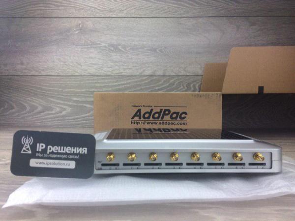 AddPac AP-GS708W - VoIP-GSM шлюз, 8 GSM каналов (8 sim карт), SIP & H.323, смена IMEI, CallBack, SMS AddPac AP-GS708W - VoIP-GSM шлюз, 8 GSM каналов (8 sim карт), SIP & H.323, смена IMEI, CallBack, SMS